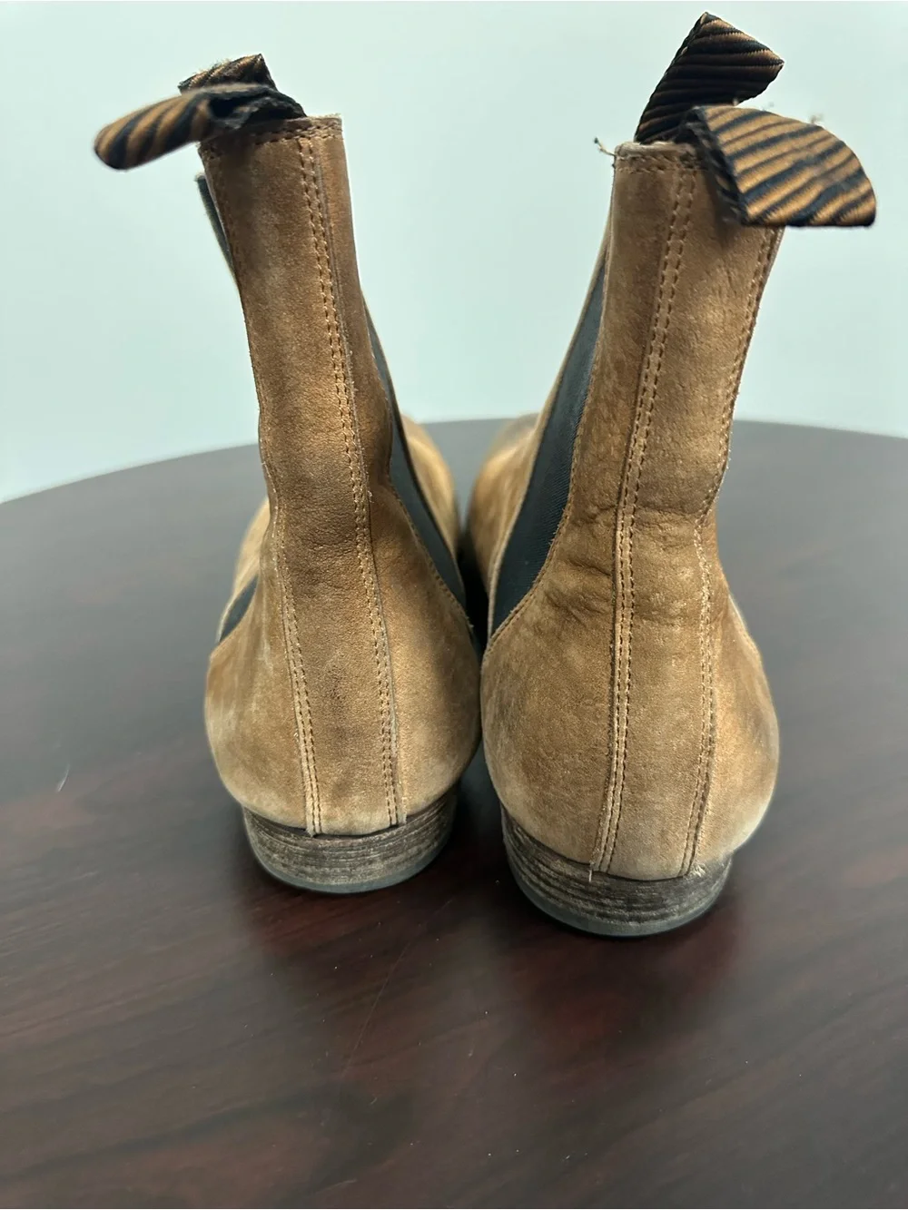 Billy Reid Men's Suede Chelsea Boots - Brown Size 13